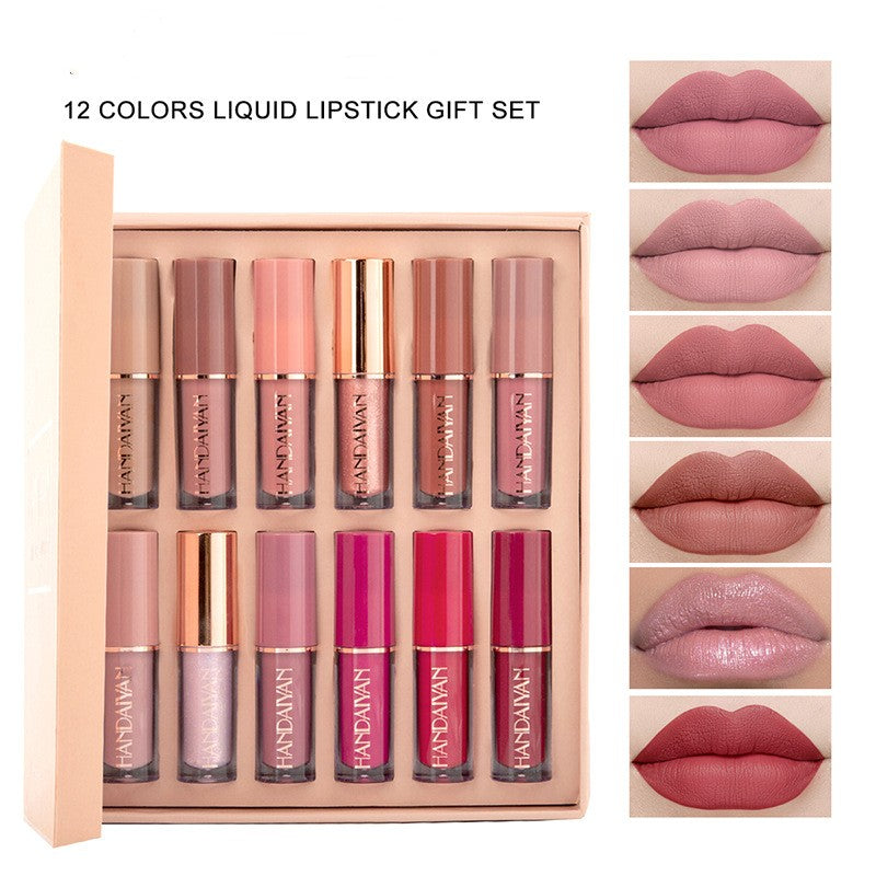 VF Premium LippenstiftSet™ | Wasserfester Lippenstift für einen natürlichen Look oder eine intensive Farbe! (12 Farben)